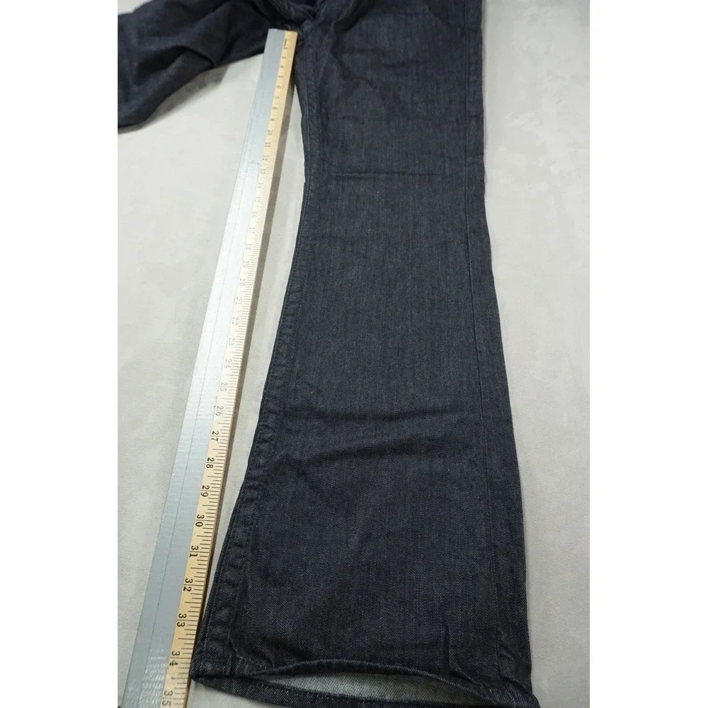 NWT True Religion Bootcut Jeans Mens 36x34‎ Dark Wash Made in USA Horseshoe Logo